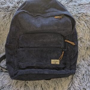 Roxy Corduroy Backpack in Gray